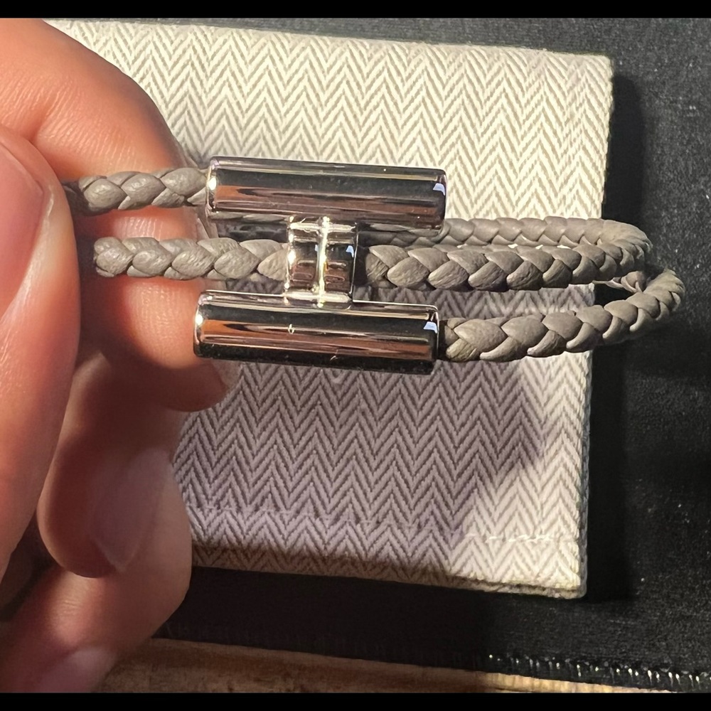 Hermes Tournis Tresse Bracelet - Vert Maquis